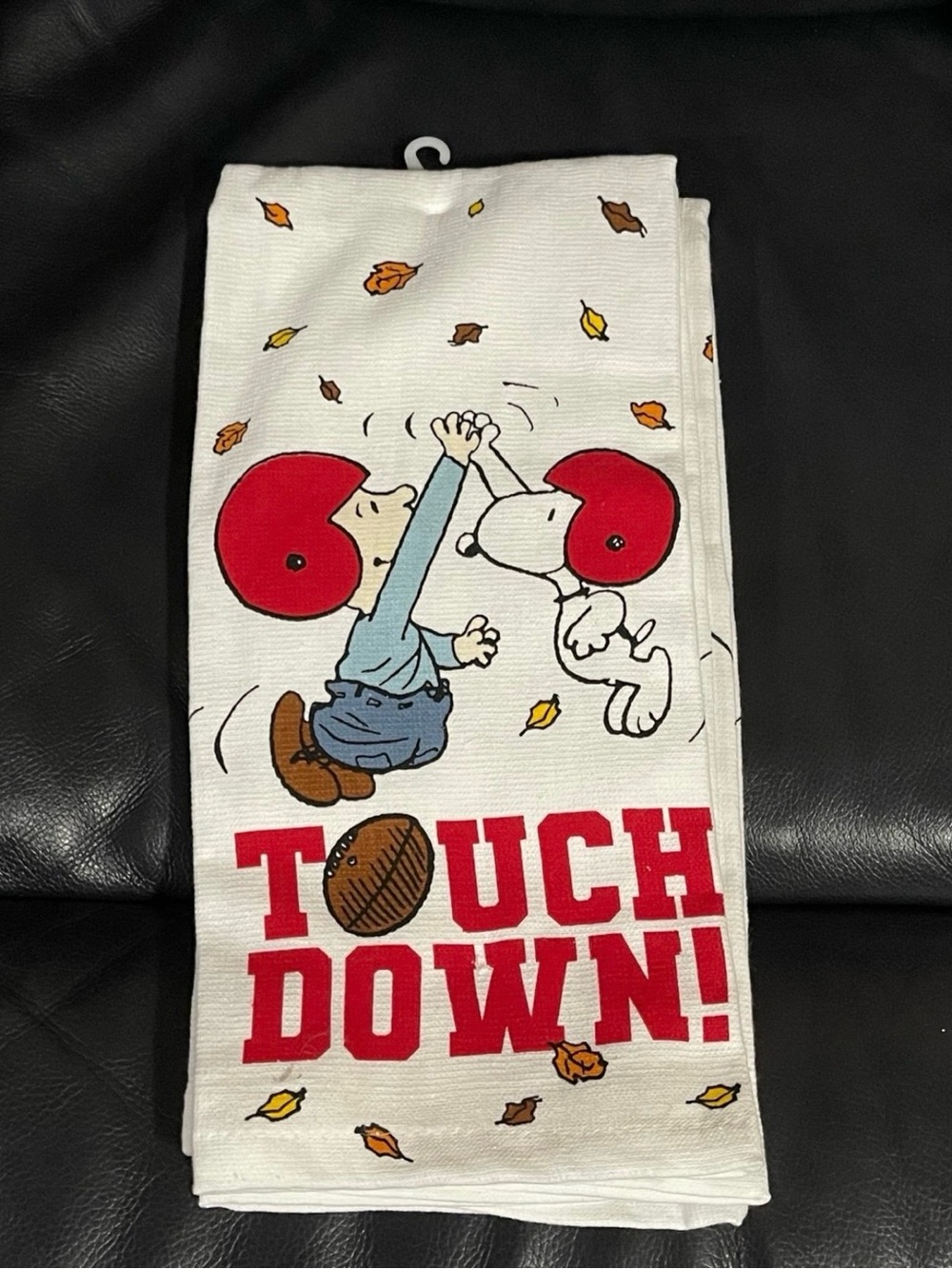 Peanuts Football Kitchen Towels, Set of 2 TOUCH DOWN